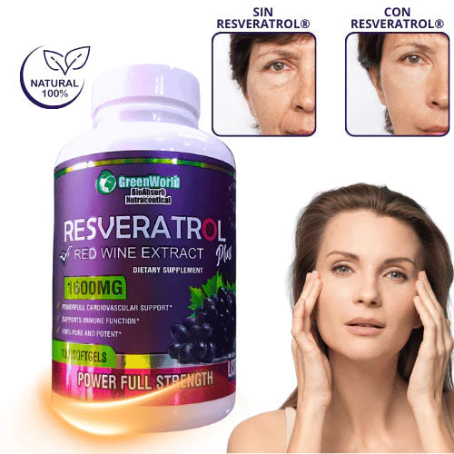 Resveratrol - Fórmula Antienvejecimiento 🍇